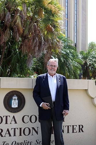 Sarasota County Commissioner Joe Barbetta wants further government consolidation after staff vacates the sixth floor of the Administration Center. Photo by Rachel S. O'Hara.