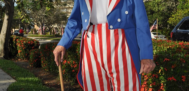 Jim Seaton plays the role of Uncle Sam