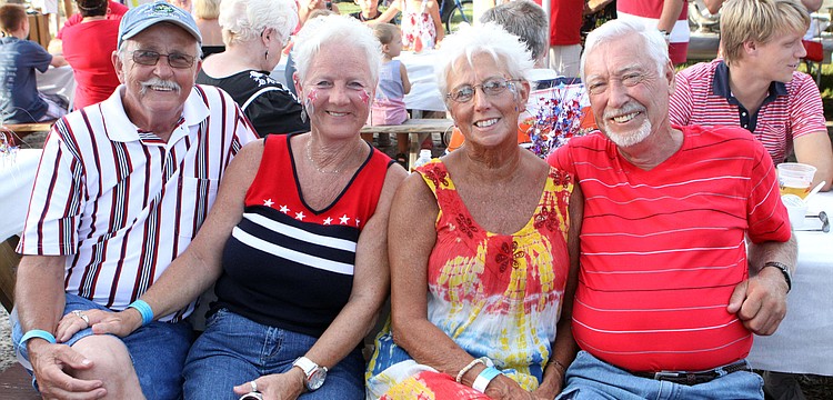 Charles and Patsy Morrison with Suzanne Bell and Jerry MItchell