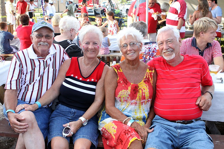 Charles and Patsy Morrison with Suzanne Bell and Jerry MItchell