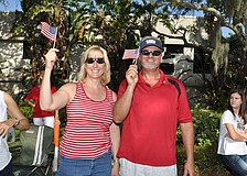 The late Al Hogleâ€™s family: Leslie and Don Jones