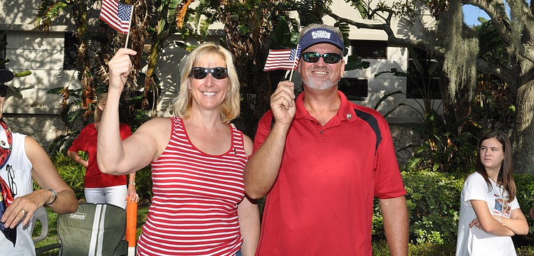 The late Al Hogleâ€™s family: Leslie and Don Jones