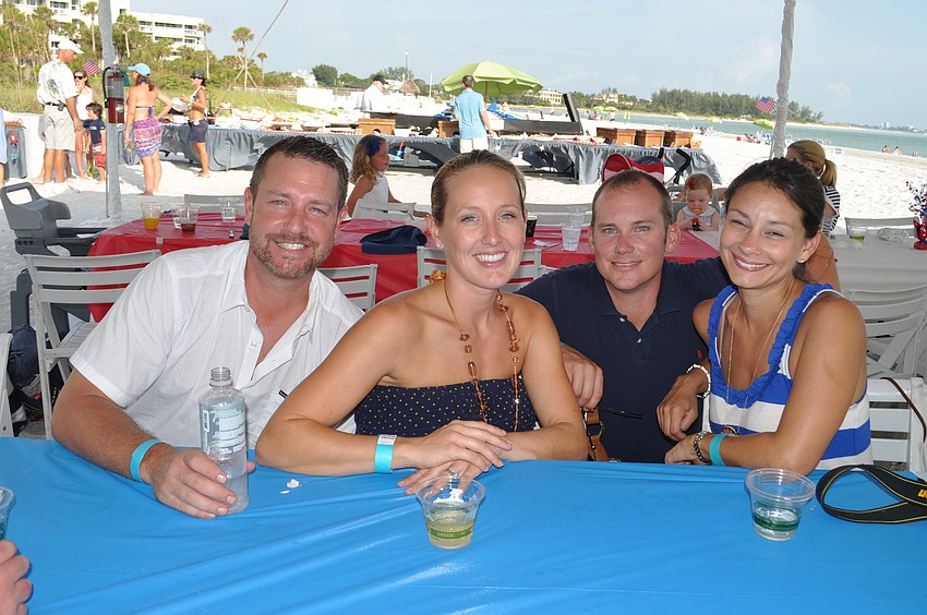 John and Courtney Elder with Cullen and Lisa Sullivan