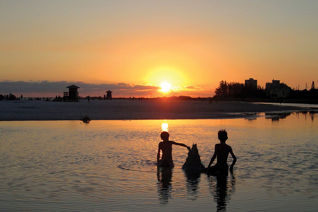 Felipa Anacta submitted this sunset photo, taken on Siesta Key Beach after Tropical Storm Debby.