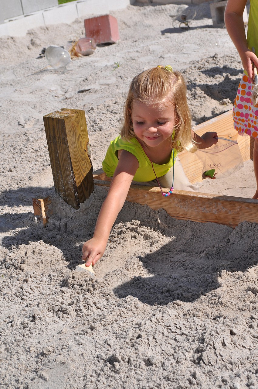 Kelsey Smith searched for hidden treasures.