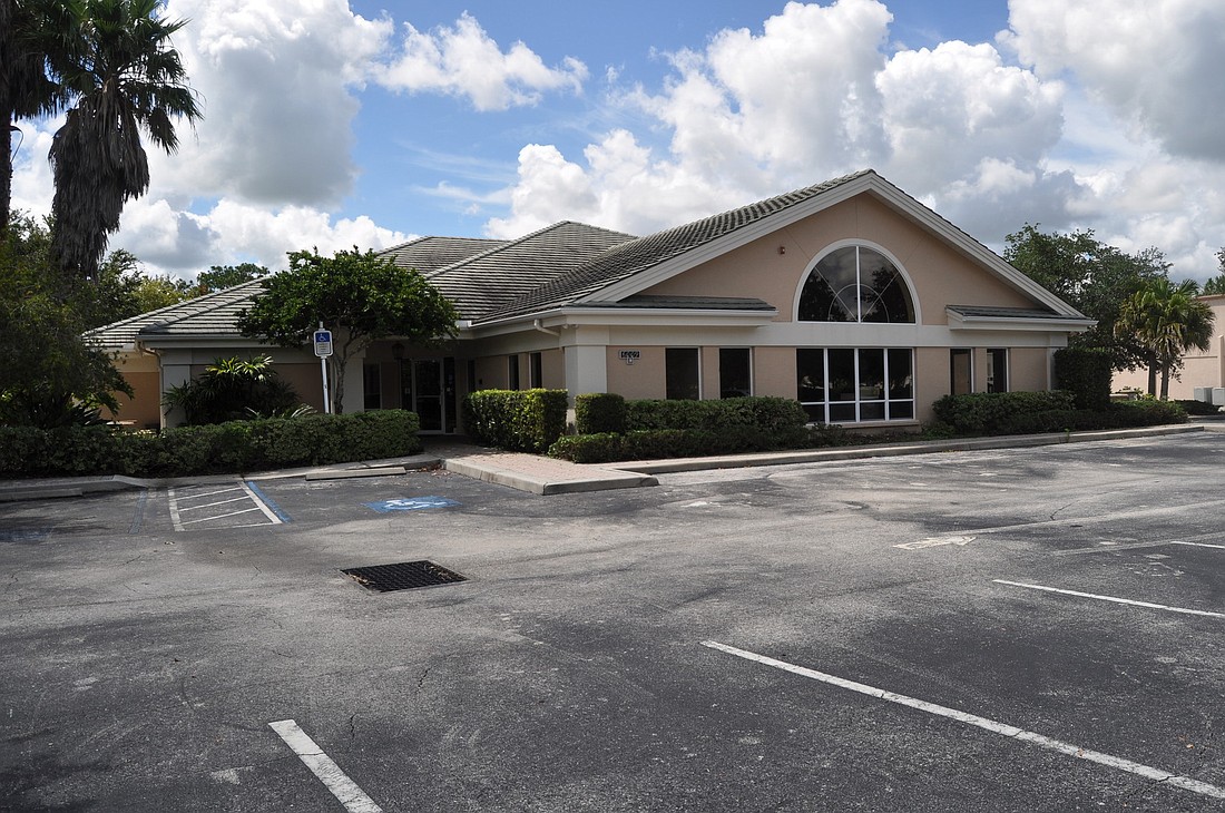 This 12,240-square-foot office in Lakewood Ranch could be the site of a firm that will get financial assistance from Sarasota County.