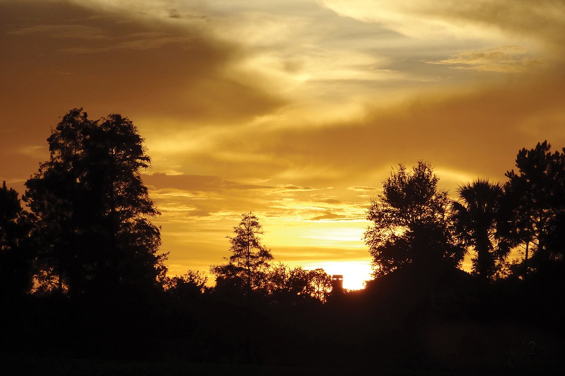 Lynn Jones took this sunset photo while practicing with her new camera in Lakewood Ranch.