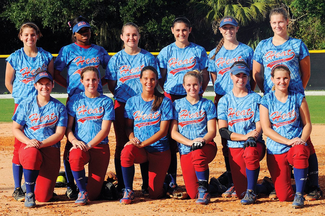 The Sarasota Heat 18U Gold travel softball team earned a berth in the 2012 Amateur Softball Association 18 & Under Gold National Championships July 23 to July 29, in Oklahoma City, after winning the Region 5 Qualifier May 26 to May 28, in Clearwater.