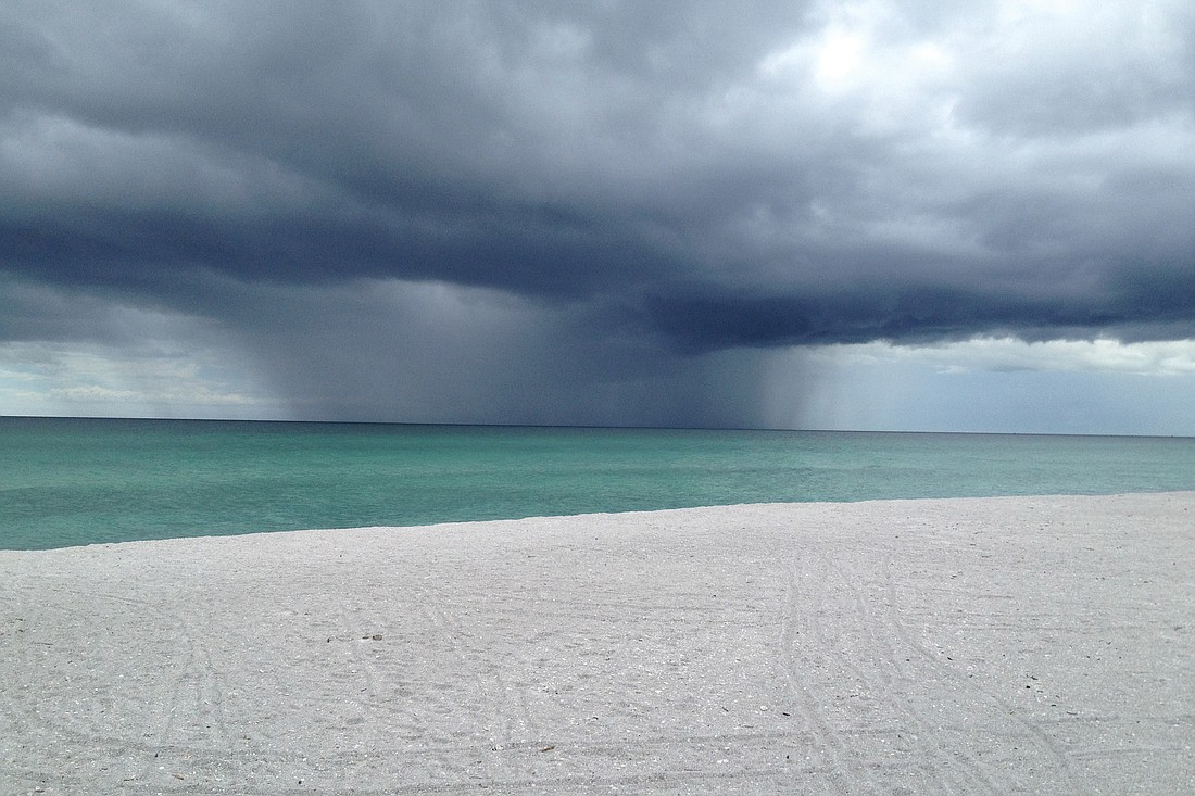 Jan Rulli took this photo of Tropical Storm Debby over the Gulf of Mexico.