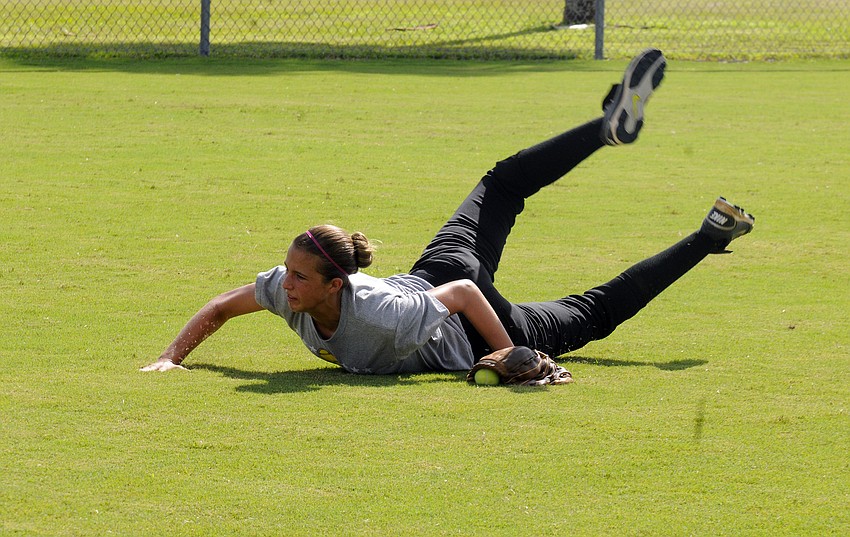 Haile Middle School eighth-grader plays third base for the SunCoast Storm 00 team.