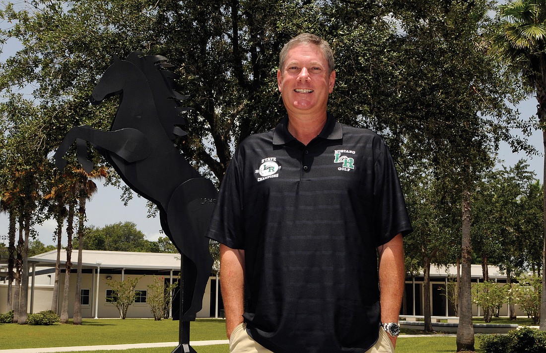 Lakewood Ranch HIgh boys golf coach Dave Frantz, who coached the Mustangs to their first state championship this past November, will become the first golf-only coach in Manatee County to be inducted into the Florida Athletic Coaches Hall of Fame.