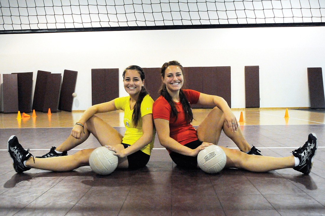 Maria and Sarah Soscia have been playing volleyball together since they were in third and fifth grade, respectively. The two Cardinal Mooney Catholic High School defensive specialists are now about to embark on their final season together on the court.
