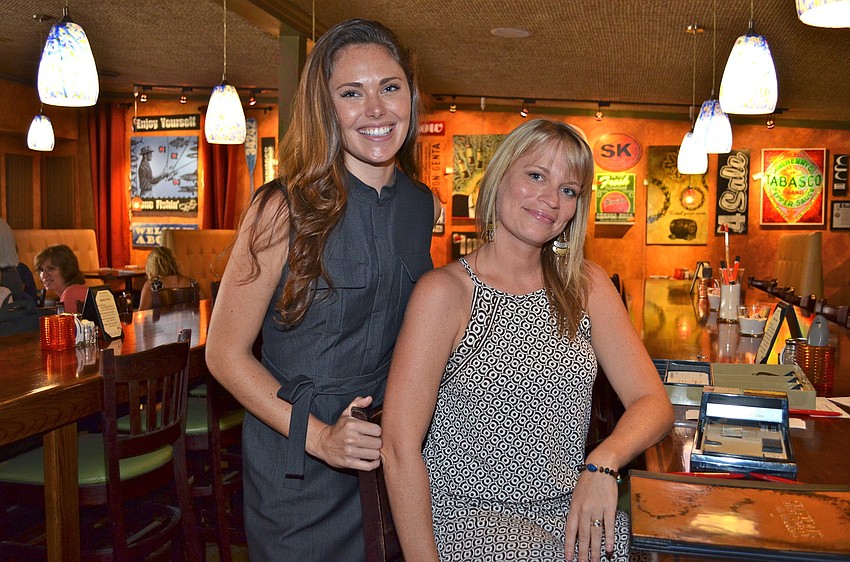 Jacque Abney and Chastanna Niemann with Siesta Key Chamber of Commerce