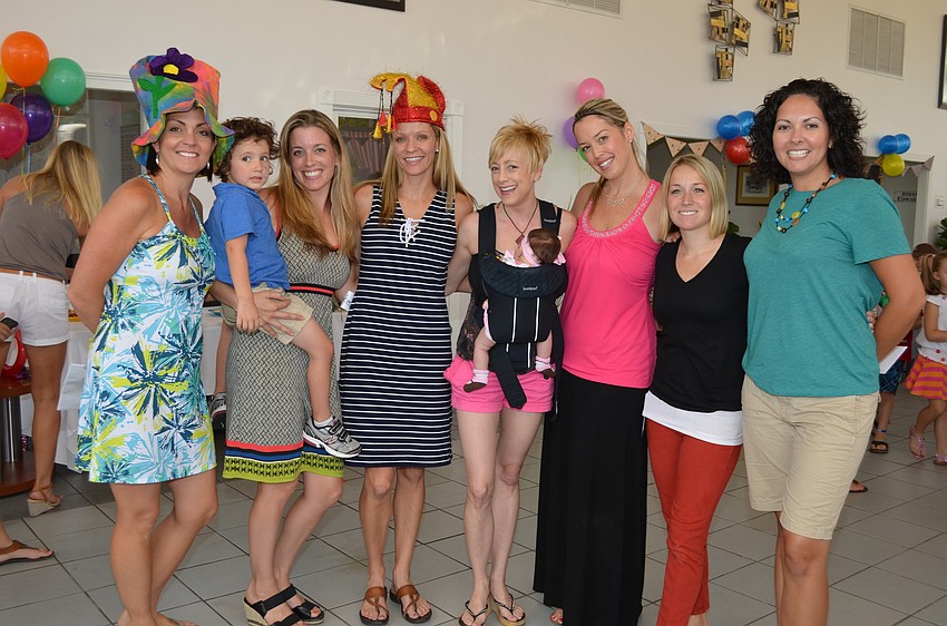 Amy Grewal, Elena Reuter with Zachary Mannoshian, Kimberly Manooshian, Tana Siebold-Johnson, Kristy Cail, Heidi Paulino and Julie Vaccaro