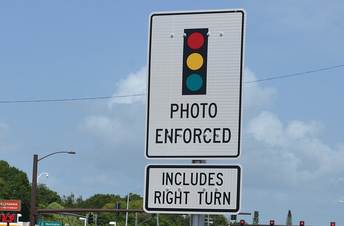 Currently, seven red-light cameras, located at four Sarasota intersections, are taking pictures and video cars that run a red light in those locations.