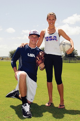 Seventeen-year-old Cameron Varga and his 14-year-old sister Kiersten both were invited to tryout to represent Team USA in their respective sports this summer.