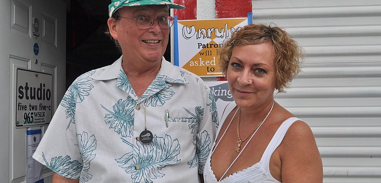 â€œHawaii Bobâ€ Peters and Tamara Gilman with WSLR