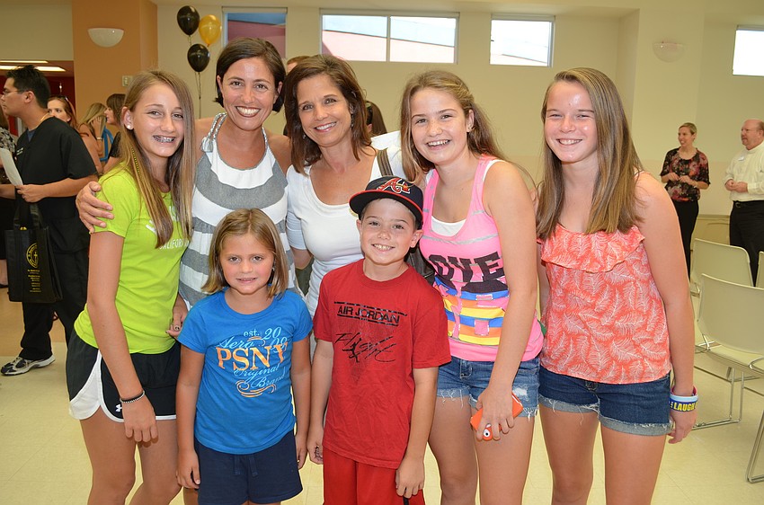 George Dramis with Morgan, Madison and Marlo Reyes, September and Sara Dramis and Maggie Sorensen