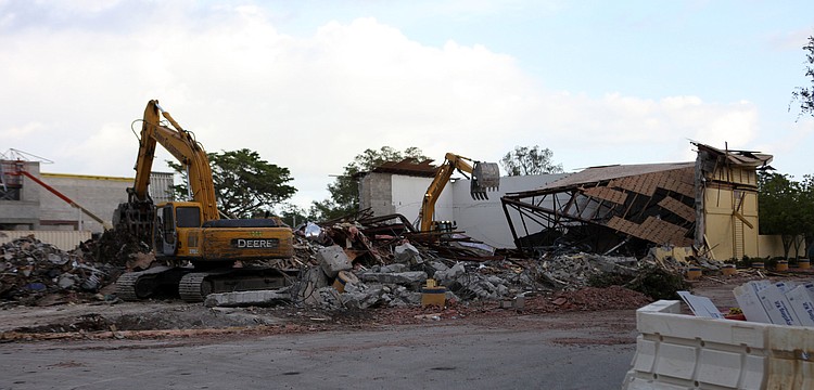 Demolition of the old Longboat Key CVS began, Thursday, Aug. 16.