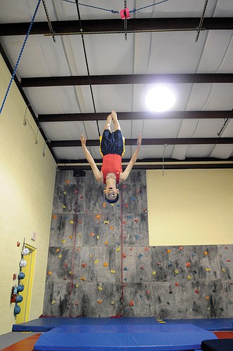 Thirteen-year-old Noah Candocia began competing on trampoline four years ago for Kids SuperGym. This year, the Braden River Middle School seventh-grader hopes to earn Junior Elite status.