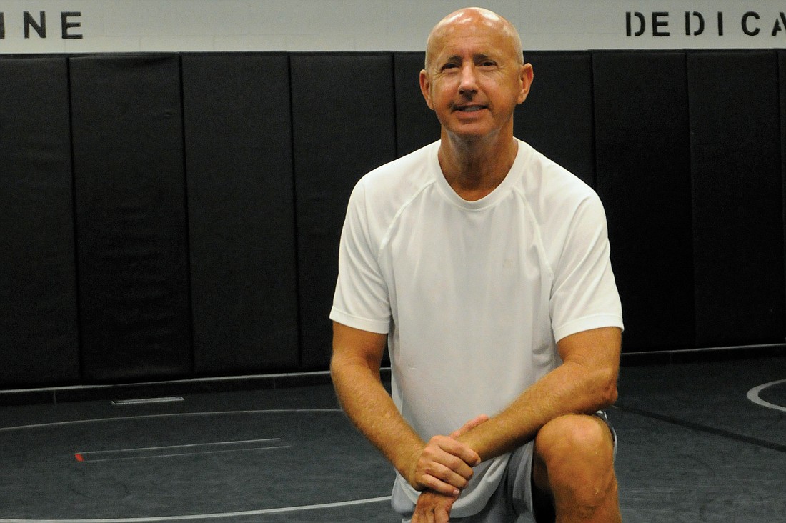 After walking away from competitive wrestling in 2007, Lakewood Ranch High wrestling coach Pat Ancil returned to the mat in April in preparation for the Veterans World Wrestling Championships Sept. 15-22 in Hungary.