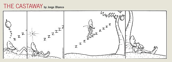 Enjoy this week's "The Castaway," by Jorge Blanco.