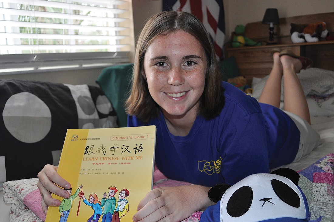 Sixteen-year-old Sarah Schoeffel says she loves learning about other cultures.