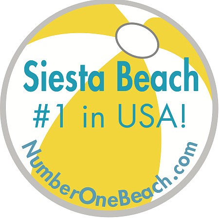 The design and colors of the beach-ball logo designed by Visit Sarasota County was deemed a distraction to drivers. Courtesy