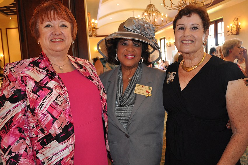 Pam Parmenter with Minnie Jones and Fay Murphy