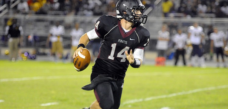 Braden River quarterback Eric Schappacher threw for a touchdown and also scored from a yard out to seal the victory for Braden River.