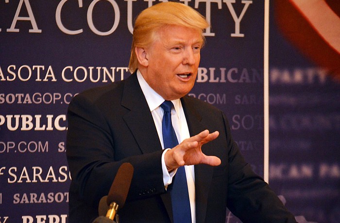 Donald Trump told reporters during a press conference at the Ritz Carlton that if President Barack Obama is reelected there may not be a country left in four years.