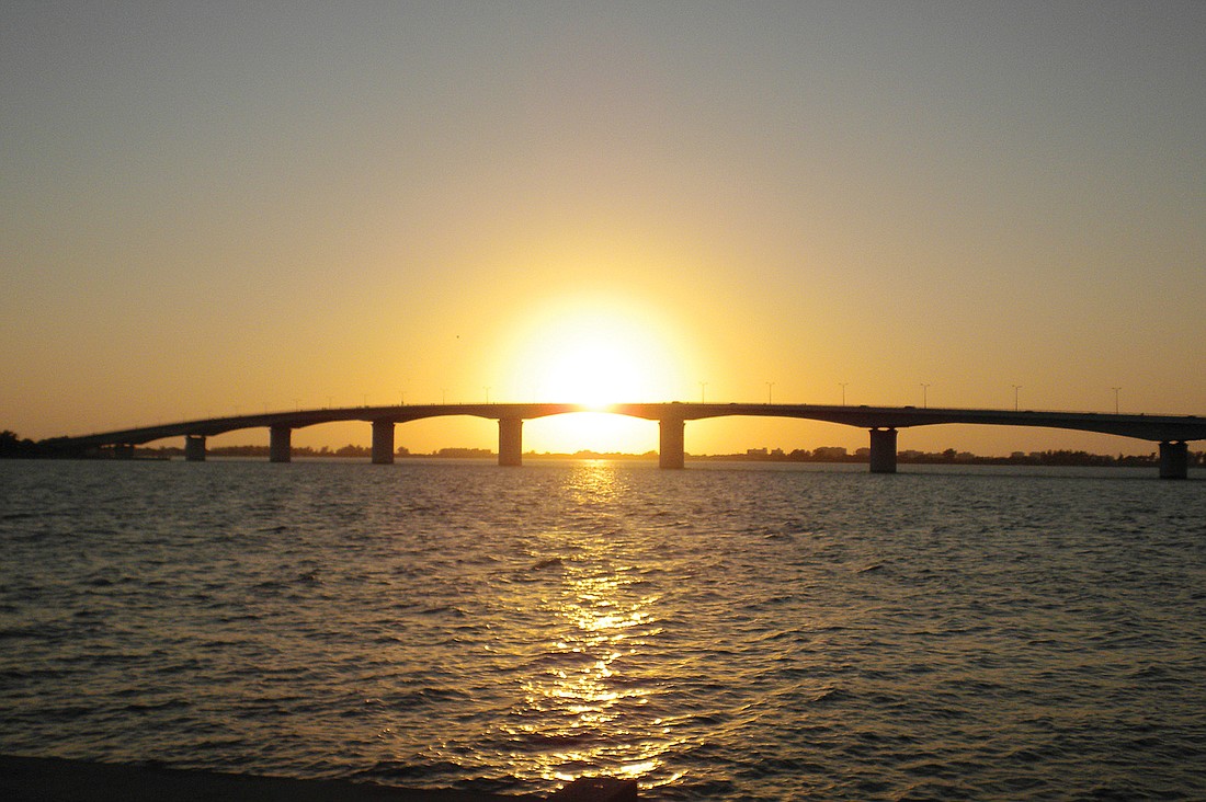 Pete Gray took this sunset photo overlooking Sarasota Bay.