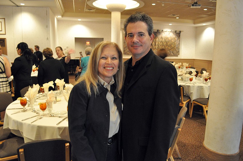 District 72 State Representative candidate Liz Alpert with Mathew Wilson