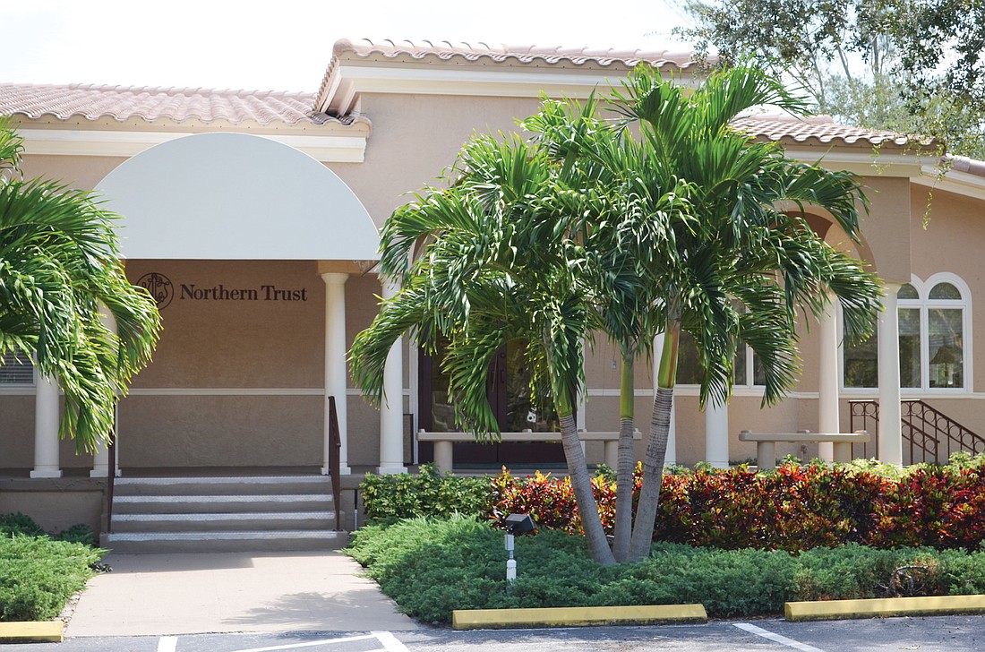 The Northern Trust office, located at 540 Bay Isles Road, will close Dec. 7. Photo by Kurt Schultheis.