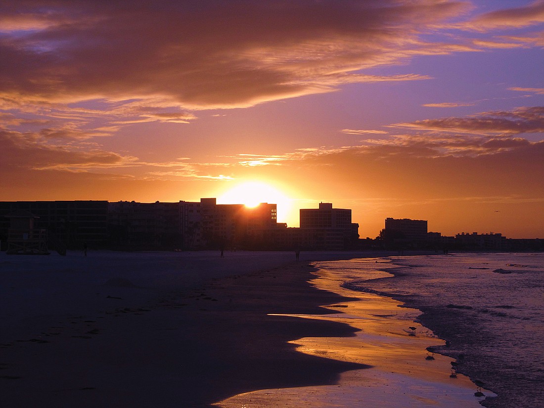 Samantha Bisceglia submitted this sunrise photo, taken on Siesta Key Beach.