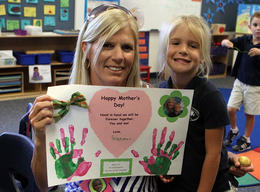Patty Schremmer with her daughter Scarlett, 5