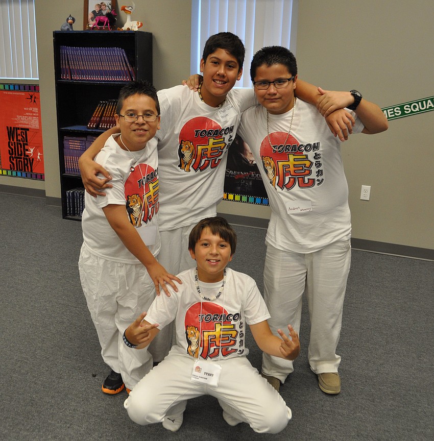 Santiago Placencia, Marcelo Villar, Stefan Barichek and Andres Monroy