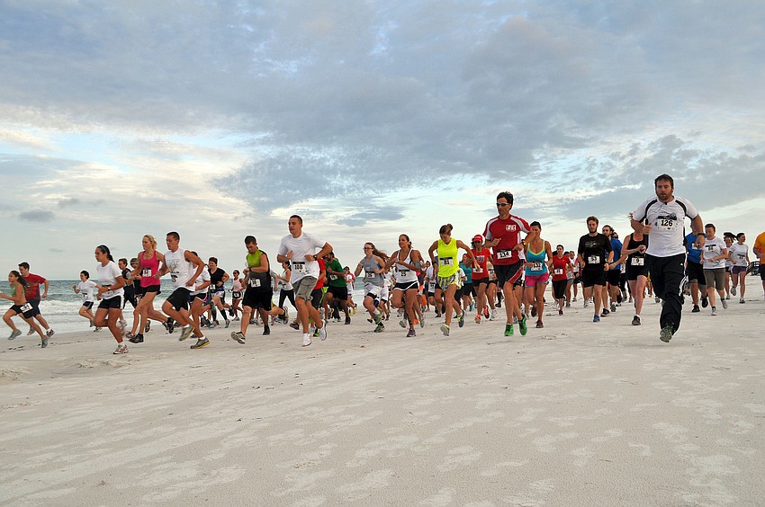 There were 150 runners that took part in the Sarasota Christian Church Running Water 5K, Saturday, June 9, on Siesta Key Beach.
