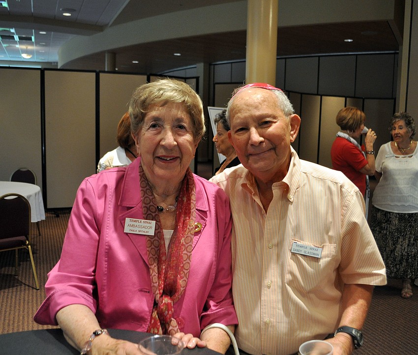 Paula Spitalny and Sanford Glassman