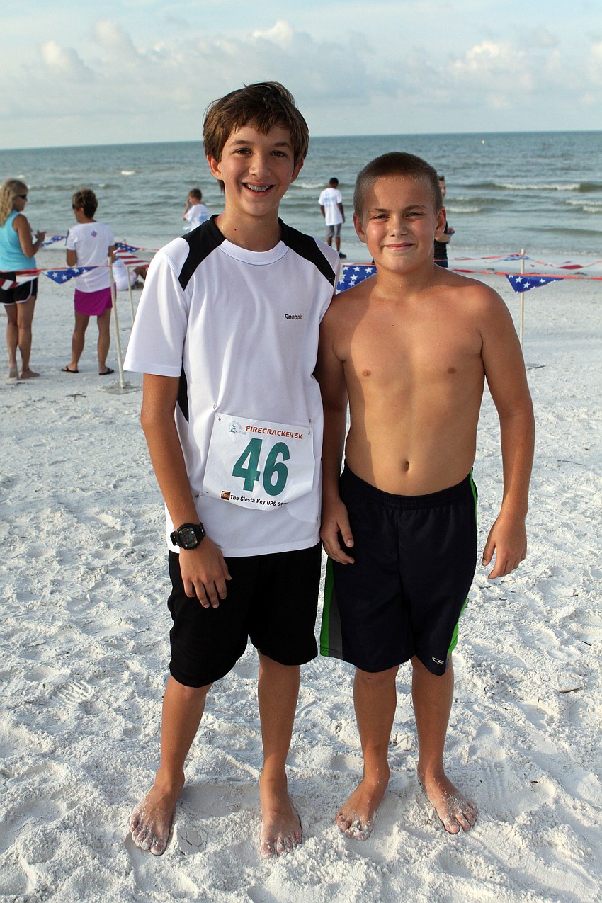David McCutcheon, 12, and Phillip Price, 11