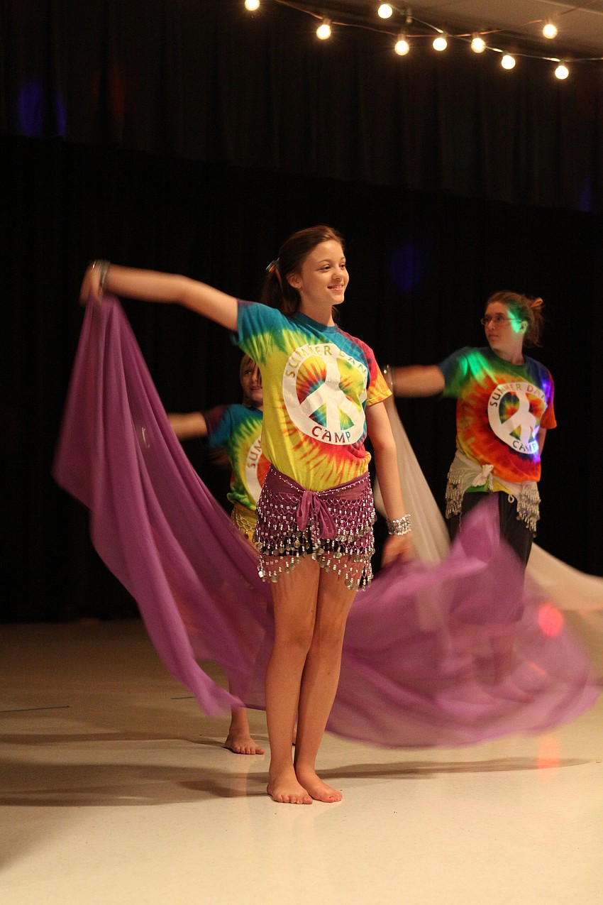 Liana Price, 12, dancing to the song â€œWaka Wakaâ€.