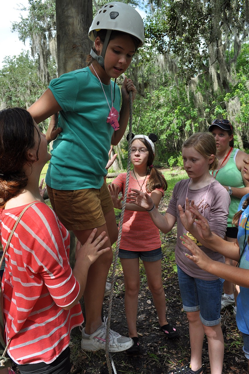 Madi McGee wasn't nervous because she had completed the obstacle before.