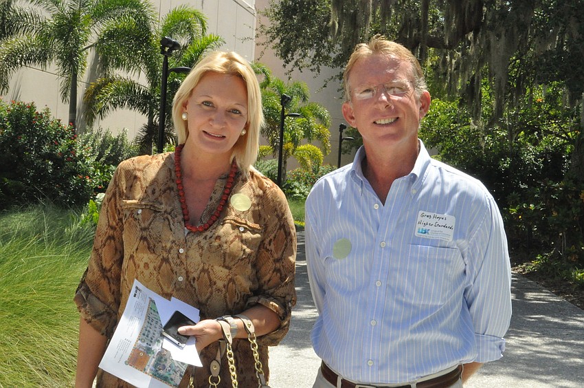 Dawn Mims with the LBK Chamber and Greg Hayes with Higher Standards