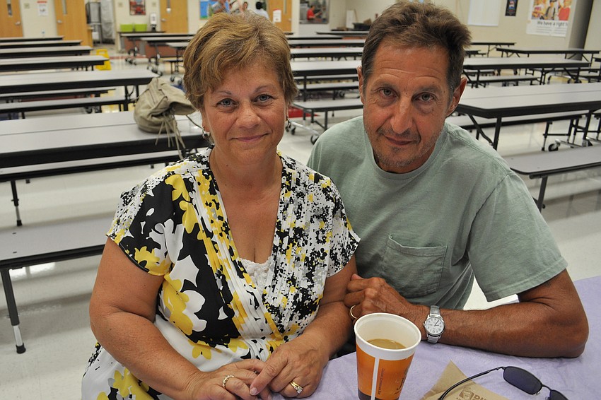 Linda and Tom Rojack dropped off their granddaughter, Stephanie Green, before getting coffee at Gullett's 