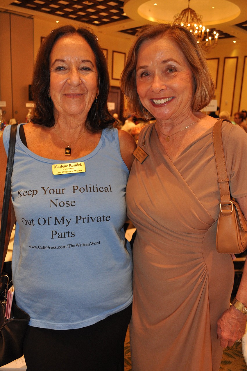 Marlene Resnick with Hope Byrnes