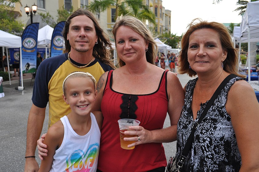 Gilson, Hope and Shari Clark enjoyed the night with friend, Grace Bergamo.