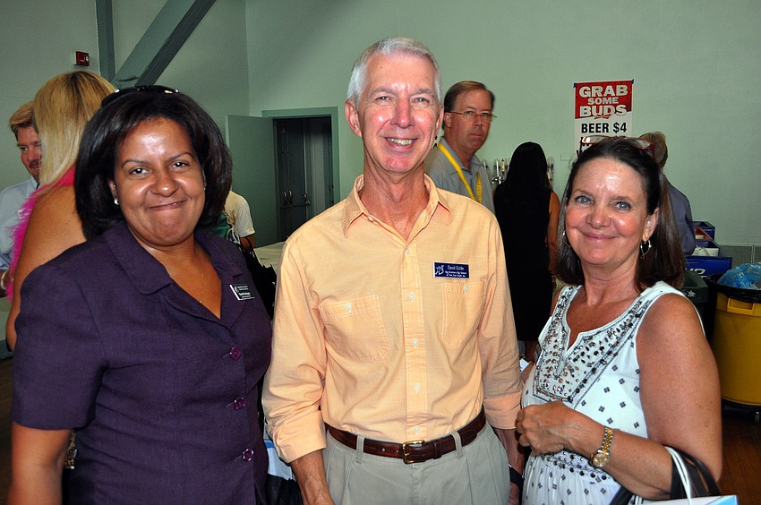 Yanet Rodriguez, David Eichlin and Denise Wilkinson, of Big Brothers Big Sisters of the Sun Coast Inc.