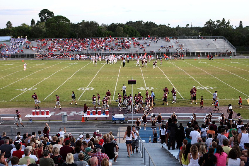 Hundreds of people came out to cheer on the Riverview Rams and the Manatee Hurricanes Friday, Sept. 7 at the Ram Bowl.