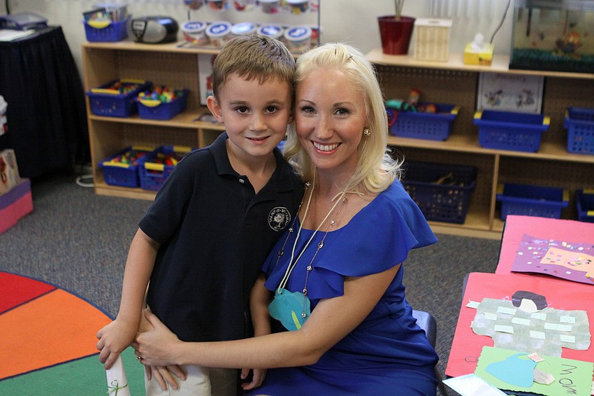 PJ, 5, with his mom Beth Svilokos