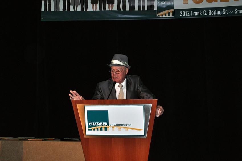 Les McCurdy, owner of McCurdyâ€™s Comedy Theatre, had the audience in stitches as this yearâ€™s host.